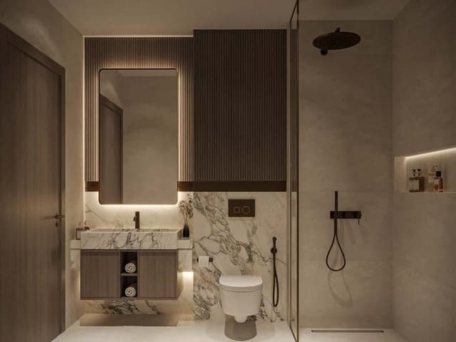 Dubai Island - Indoor area at Iluka Residences