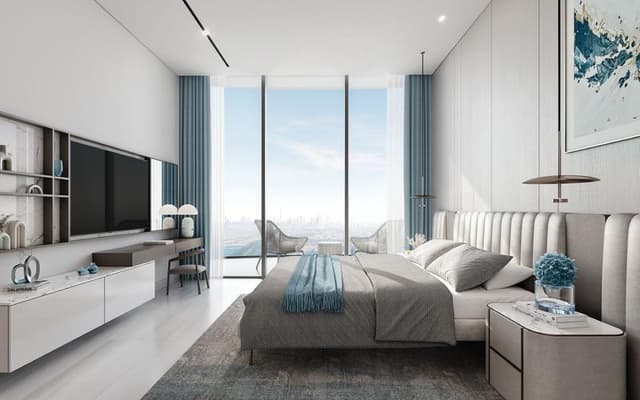 Building facade at Laguna Residence by One Developer in Dubailand