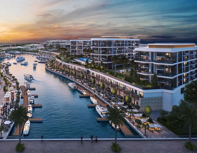 Siniya Island - Living space at Bayside Marina Residences