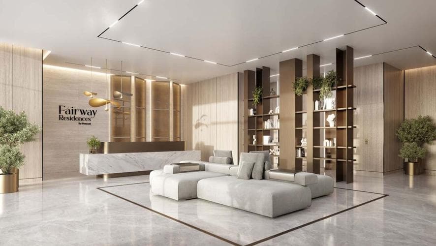 Indoor area at Fairway Residences by Prescott in Dubai Studio City