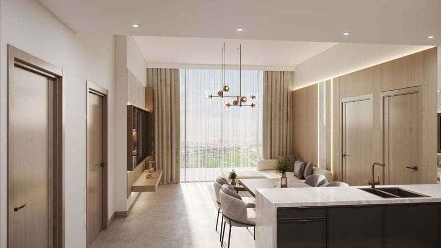 Interior at Fairway Residences by Prescott in Dubai Studio City