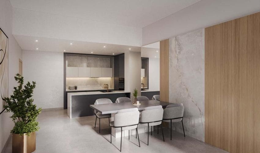 Room design at Fairway Residences in Dubai Studio City
