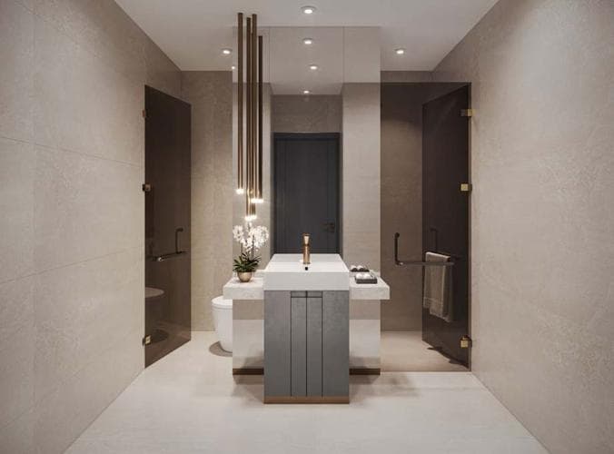 Front entrance at Fairway Residences by Prescott
