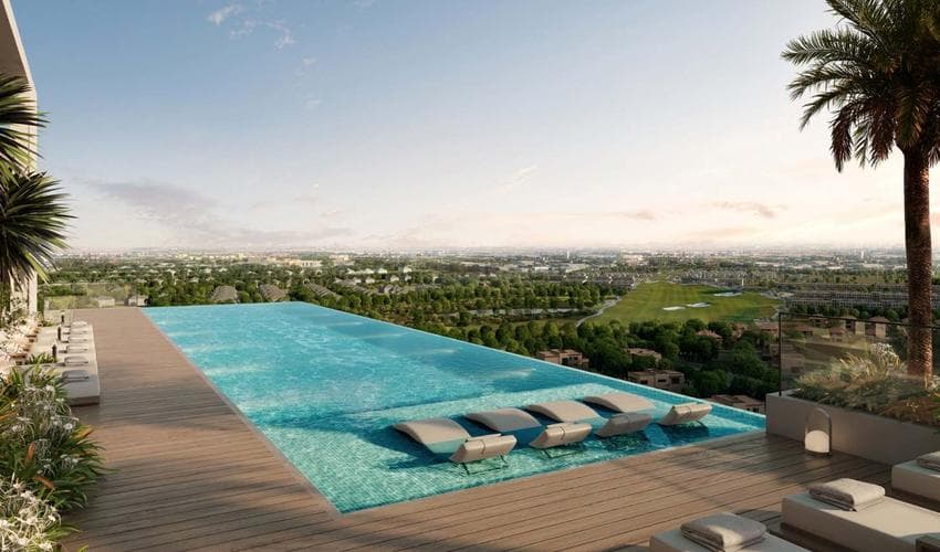 Fairway Residences Interior in Dubai Studio City