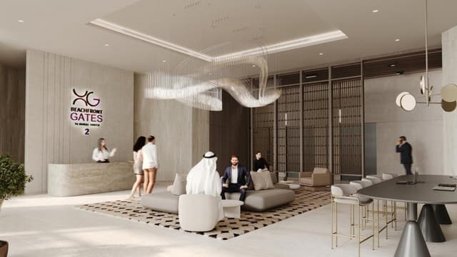 Interior at Beachfront Gates in Dubai South
