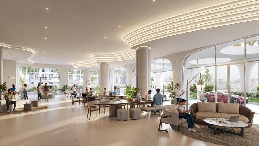 Jumeirah Garden City - Living space at Koro One