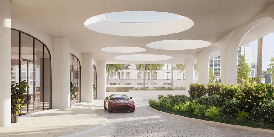 Building design at Koro One in Jumeirah Garden City