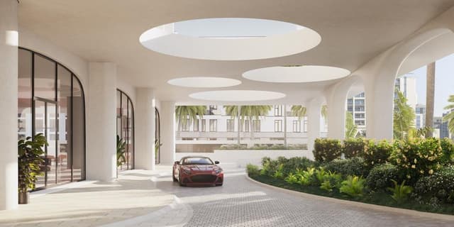 Building design at Koro One in Jumeirah Garden City