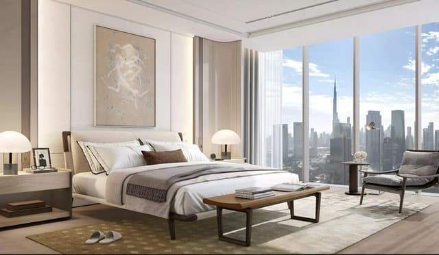 Room design at Jumeirah Residences by Meraas