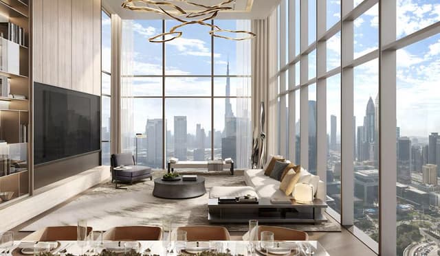 DIFC - Living space at Jumeirah Residences