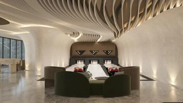 Indoor area at Sky Vista by Peace Home in JVC (Jumeirah Village Circle)