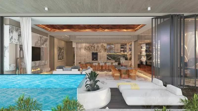 Interior at Sky Vista in JVC (Jumeirah Village Circle)