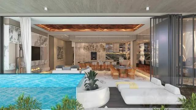 Interior at Sky Vista in JVC (Jumeirah Village Circle)