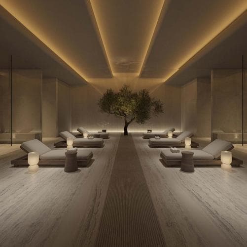 Living space at Akala Residences 1 by Arada