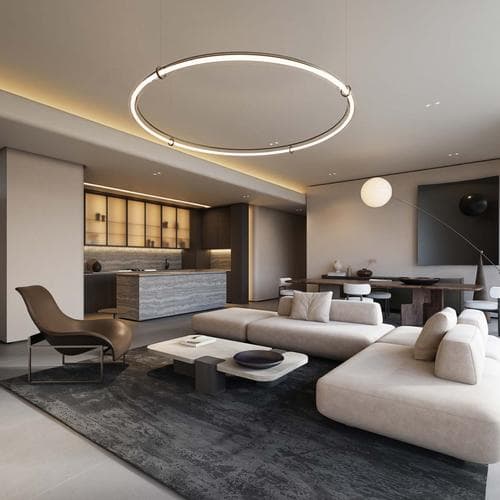 Interior at Akala Residences 1 by Arada in DIFC