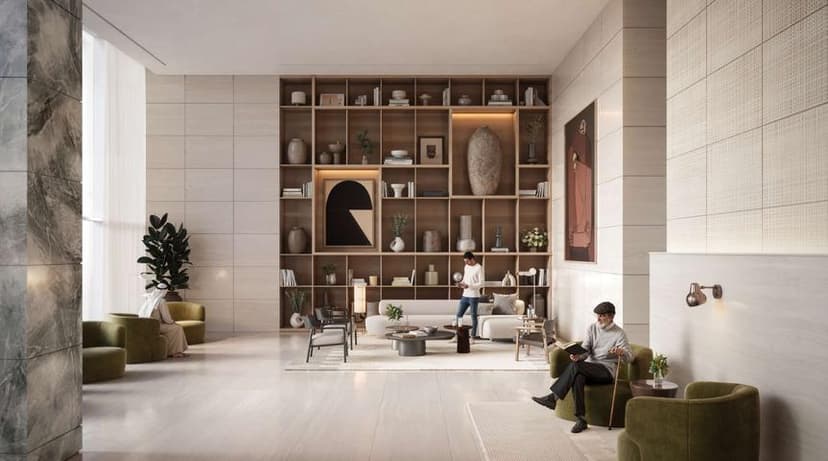 Indoor area at DIFC Heights Tower by DIFC Development in DIFC