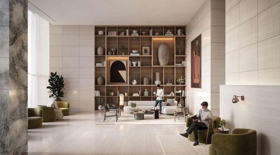 Indoor area at DIFC Heights Tower by DIFC Development in DIFC