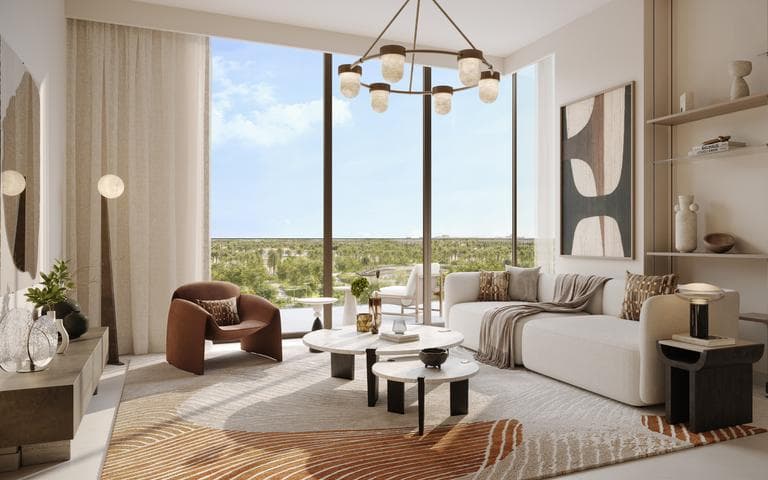 Building facade at Vida Residences Hillside by Emaar Properties in Dubai Hills Estate