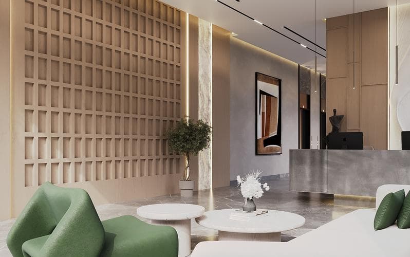 Front entrance at Vertex One – The Willows Residences
