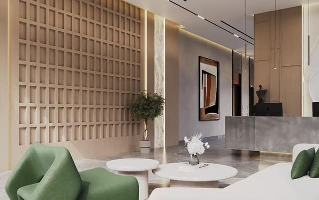 Front entrance at Vertex One – The Willows Residences