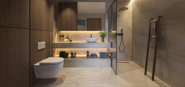 Wasl Gate - Living space at Taiyo Residences