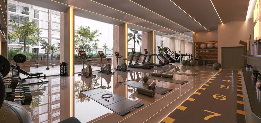 Indoor area at Taiyo Residences by LMD in Wasl Gate