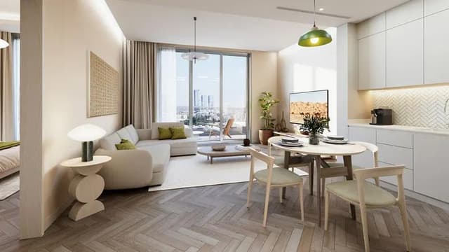 Building design at Midora Residences in JVC (Jumeirah Village Circle)