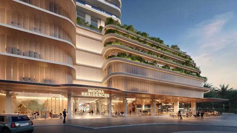 Room design at Midora Residences by Qube Development