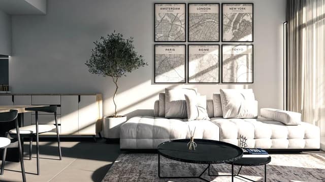 Interior at Viera Residences in Dubai Production City