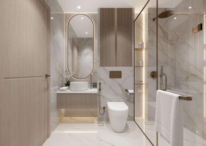 Interior at Aark Terraces in Dubai Land Residence Complex