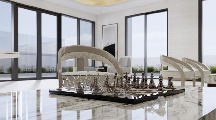Building design at Avenue Residence 7 in Al Furjan
