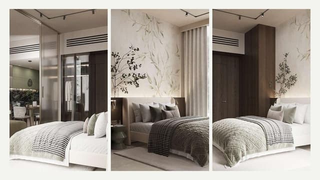 Building facade at Olivia Gardens by Segrex Development in Jumeirah Garden City