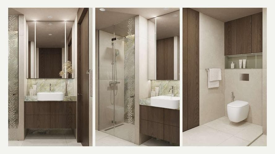 Room design at Olivia Gardens by Segrex Development