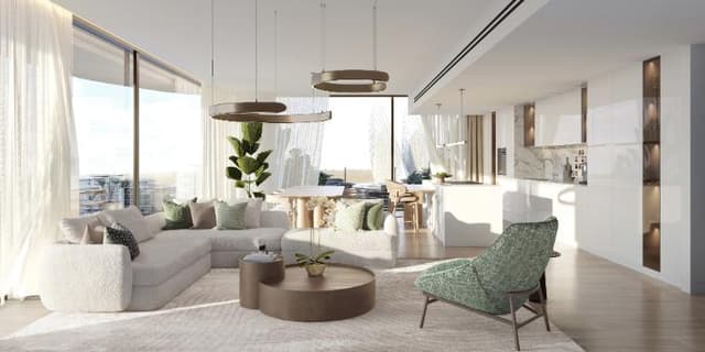 Room design at Mamsha Gardens Residences by Aldar Properties