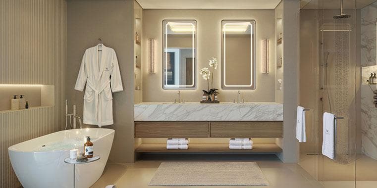 Interior at Waldorf Astoria Residences in Yas Island