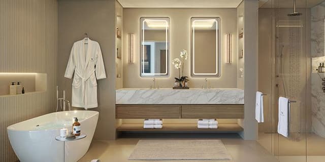 Interior at Waldorf Astoria Residences in Yas Island