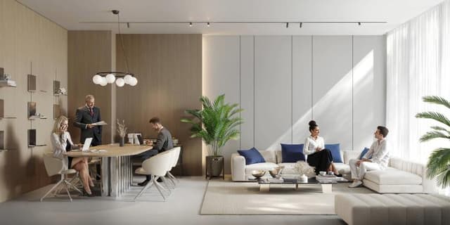 Apartment interior #5 at TETR1S Tower