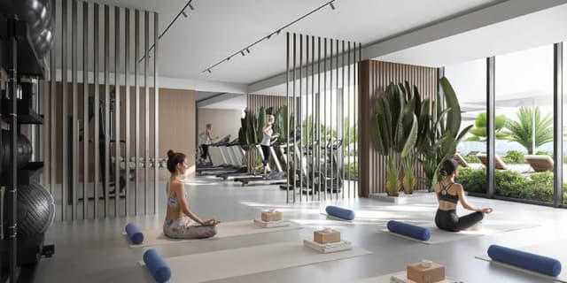 JVC (Jumeirah Village Circle) - Living space at TETR1S Tower