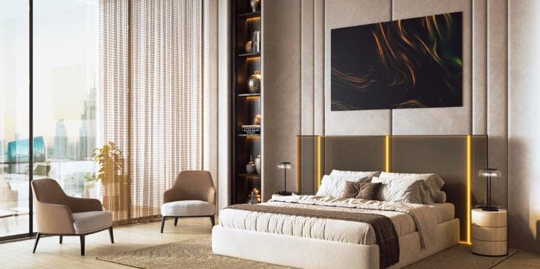 Building facade at One by Binghatti by Binghatti in Business Bay