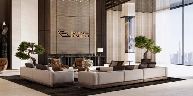Interior at One by Binghatti in Business Bay