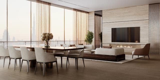 Front entrance at One by Binghatti