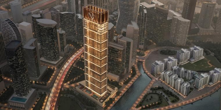 One by Binghatti Room design in Business Bay