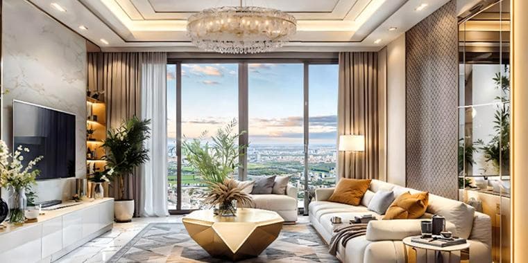Building facade at Diamondz by Danube by Danube Properties in Jumeirah Lake Towers - JLT