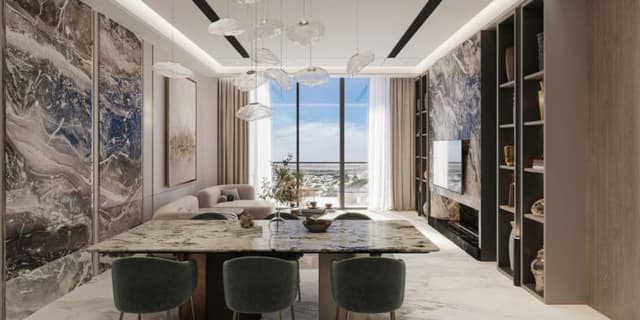 Room design at Samana Barari Heights by Samana Developers
