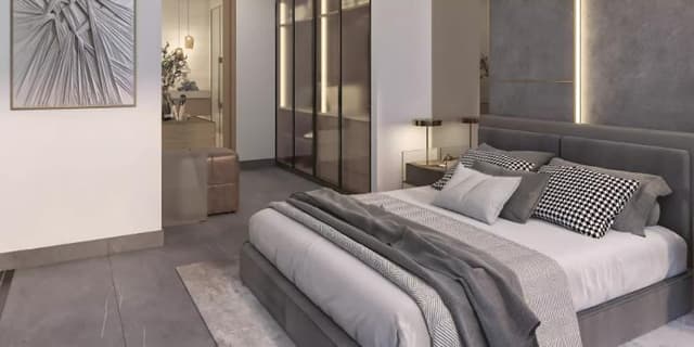 Building facade at 161 Jumeirah Lane by National Properties in Jumeirah Garden City
