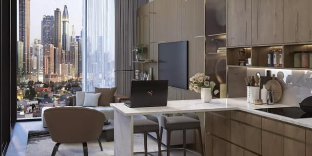 Room design at 161 Jumeirah Lane by National Properties