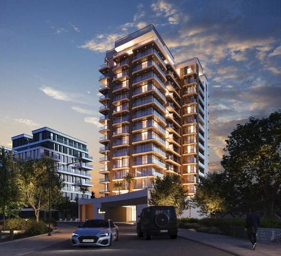 Living space at Creek Views by IRAZ in Al Jaddaf