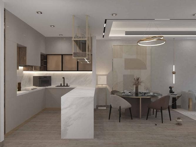 Building facade at Creek Views by IRAZ by Iraz in Al Jaddaf
