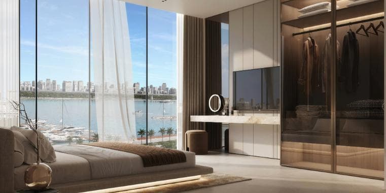 Interior at Arya Residences in Dubai Island