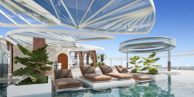 Living space at Arya Residences by CITI Developer